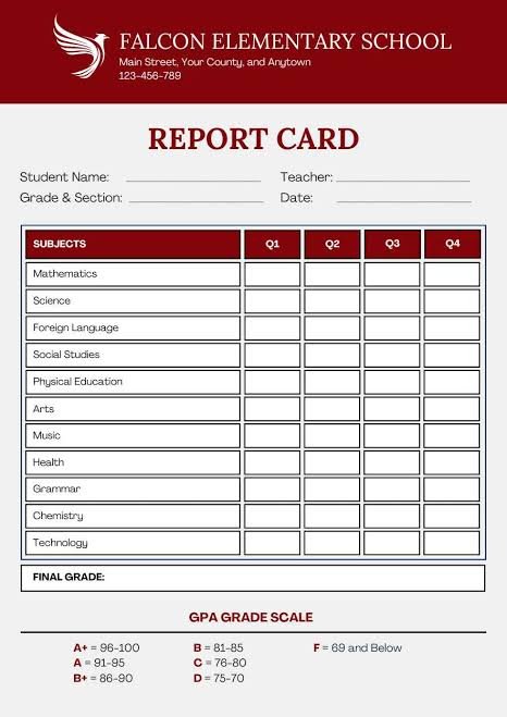 Report Card
